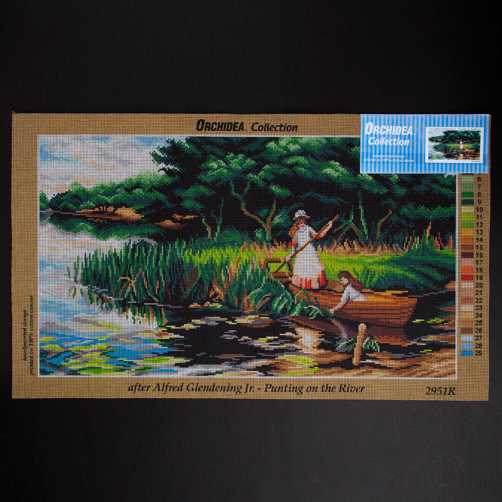 ORCHİDEA 40 x 70 cm Nehirde Gezii Baskılı Goblen 2951R